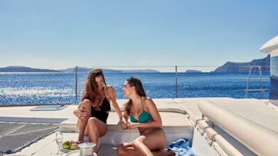 Santorini: Luxurious Catamaran Cruise with Meal & Open Bar - The Route: Hot Springs, Red Beach, White Beach, and the Scenery Between