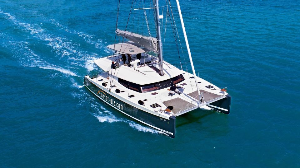 Santorini: Luxurious Catamaran Cruise with Meal & Open Bar - Sunset Cruise Note: When to Bring Warm Clothes