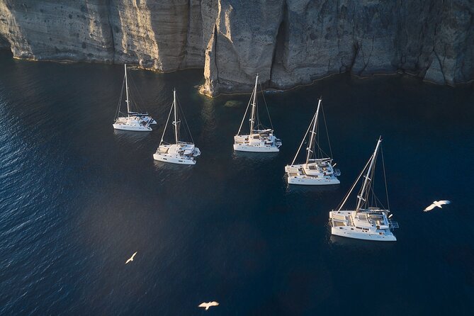 Santorini: Luxury Catamaran Cruise with Fresh Fish BBQ & Drinks - Getting to the Pier: The One Logistics Risk