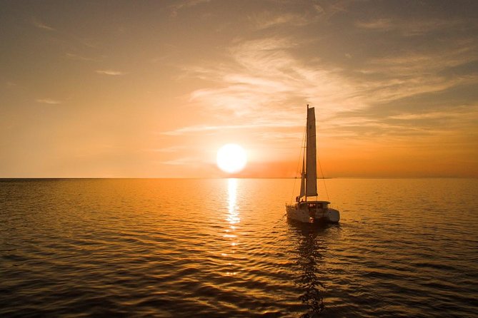 Santorini Luxury Catamaran Sunset Cruise with BBQ, Drink and Transfer - BBQ Lunch and Drinks: This Is Where the Day Feels Worth It