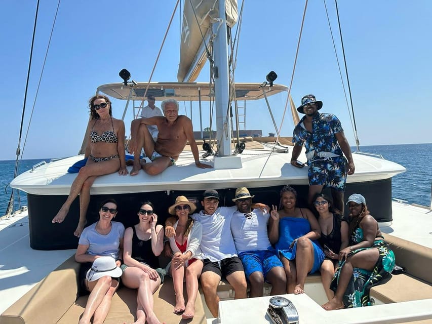 Santorini: Luxury Sunset Cruise with Dinner, BBQ, and Drinks - Thirasia Island: BBQ dinner, unlimited drinks, and more water time