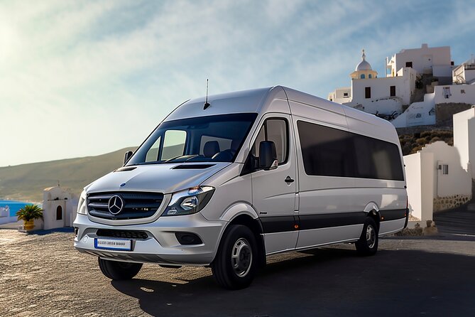 Santorini: Main Port Shared Shuttle - Bus to Hotels or Airport - Hotel drop-offs in Oia and other tight areas