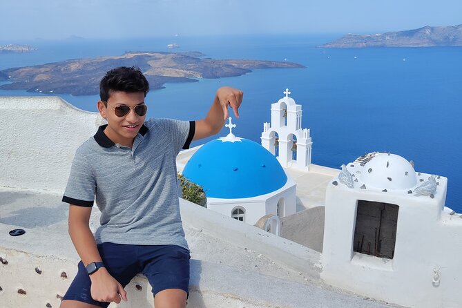 Santorini Must-See Highlights: Private Shore Tour - Three Bells of Fira: a short stop with big panoramic payoffs