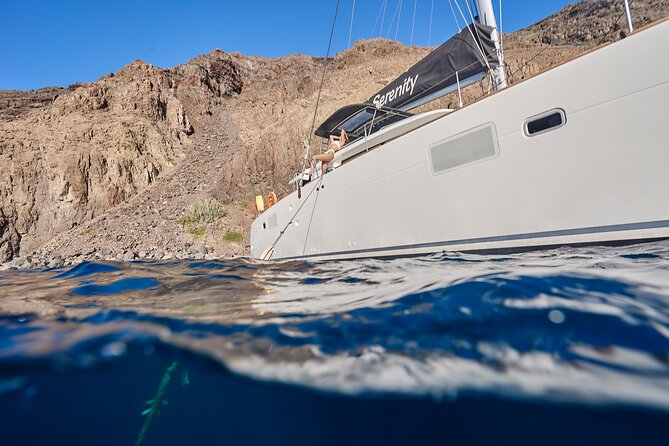 Santorini Oia: Caldera Luxury Day Cruise with BBQ & Drinks - Stop 2: Nea Kameni—Longer Water Time, Plus Lunch on Board