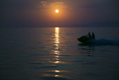 Santorini: Perivolos Beach Jet Ski Rental - From Extreme Water Sports check-in to your safety briefing