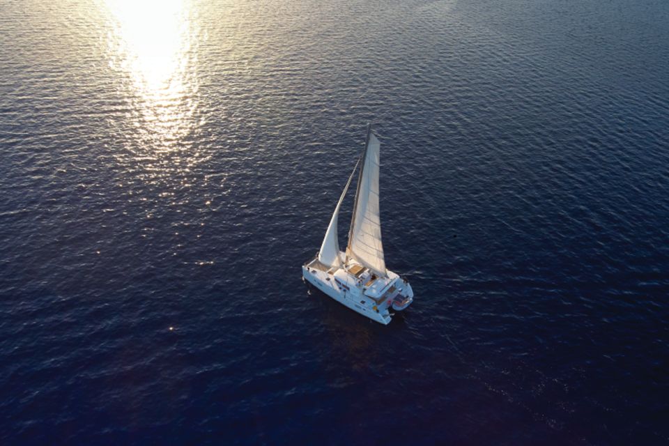 Santorini: Platinum Catamaran Cruise w/ BBQ Meal & Open Bar - Food, Open Bar, and That Onboard Comfort Factor