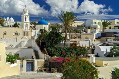 Santorini Popular Destinations - Profitis Ilias monastery: the 600m panorama reset