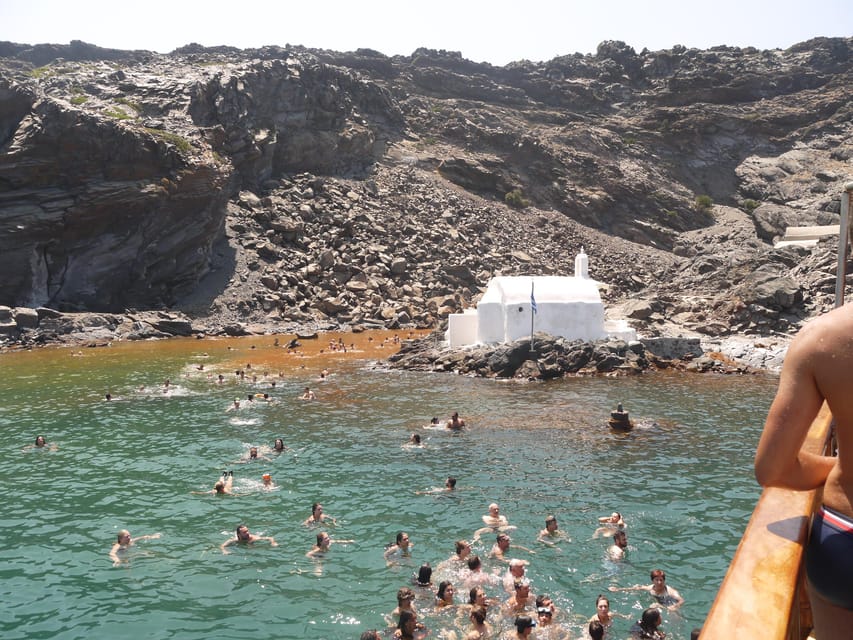 Santorini Port: 3 Hour Cruise to Volcano and Hot Springs - Nea Kameni Stop: The Volcano Hike to the Crater Area (Optional)
