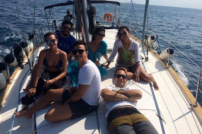 Santorini Private Daytime Sailing Cruise with Meal, Drinks &Transfer included - The Homemade Lunch and Drinks Onboard (Plus Vegetarian Options)