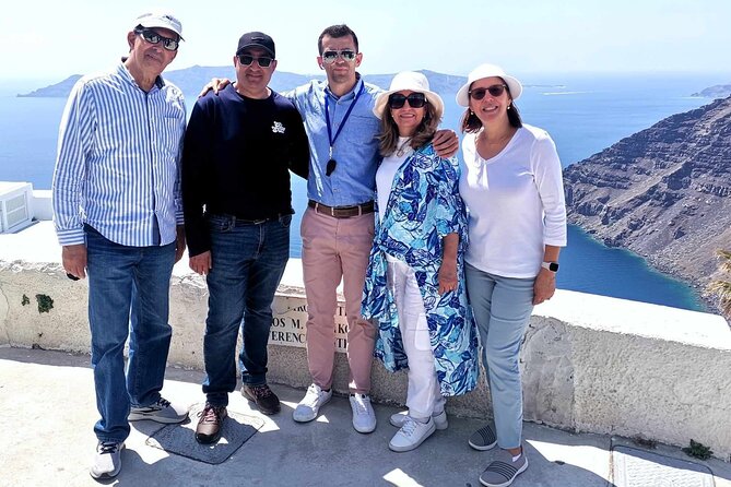 Santorini Private Tour Blue Domes - Firostefani: start with caldera views and blue-domed church energy