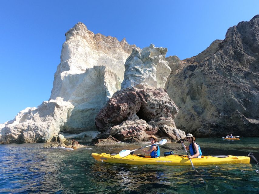 Santorini: Sea Caves Kayak Trip with Snorkeling and Picnic - What Small Group Means for Your Actual Day