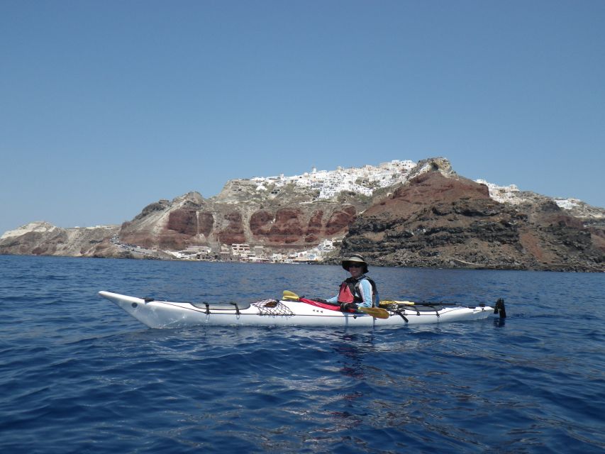 Santorini: South Sea Kayaking Tour with Sea Caves and Picnic - Red Beach and Kampia: Coastal Views Plus the Cave Factor