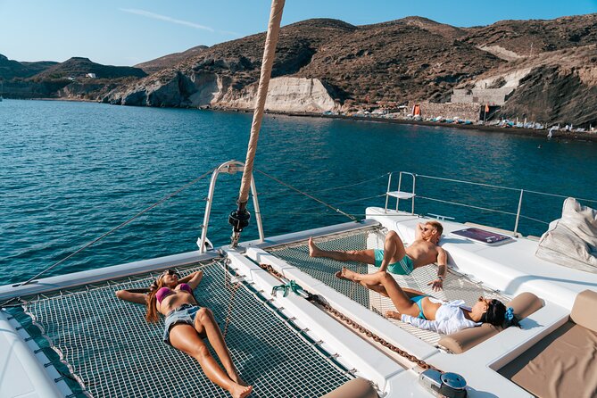 Santorini Sunset Sailing Cruise: Dinner, BBQ, Open Bar, Transfers - A 20-person max group day feels calmer than you expect