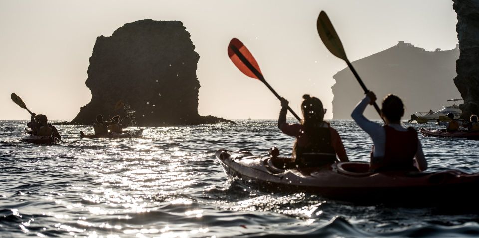 Santorini: Sunset Sea Kayak with Light Dinner - Key points you’ll care about