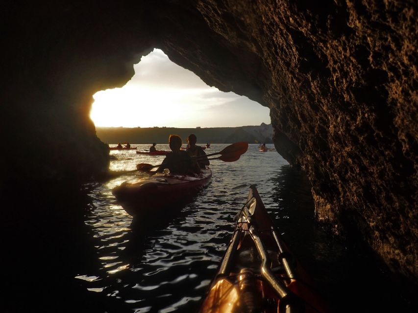Santorini: Sunset Sea Kayak with Light Dinner - Kampia Beach Snack Stop: A Break With the Right Perspective