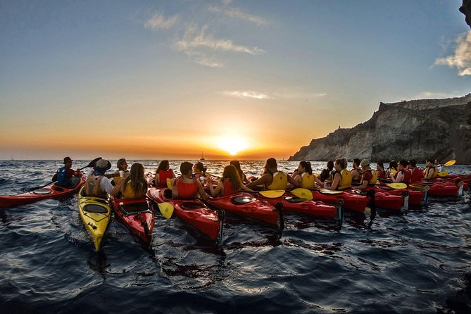 Santorini: Sunset Sea Kayak with Light Dinner with Pick-up Option - Getting to the Water: Pickup, Meeting Point, and Timing at 4:30 pm