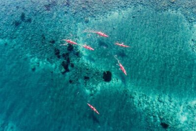 Santorini: Sunset Sea Kayak with Light Dinner with Pick-up Option - Paddling the Cyclades Coast: Mesa Pigadia to White Beach