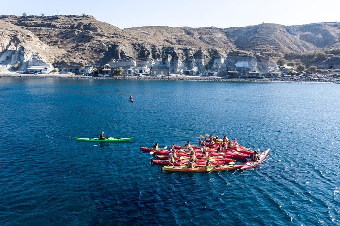 Santorini: Sunset Sea Kayak with Light Dinner with Pick-up Option - Guides and Group Size: Small-Group Feel Without the Stress
