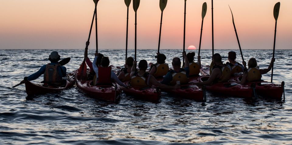 Santorini: Sunset Sea Kayak with Light Dinner - From Hotel Pickup to Mesa Pigadia: The 4.5-Hour Flow