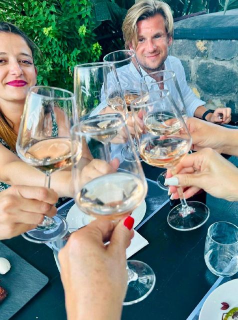 Santorini: Tour of Wineries with Wine Tasting & Food - Stop Two: The Paired Meal Where Wine Becomes Part of the Story