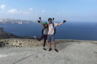 Santorini Tour on Electric Bikes & Scooters - Castelli of Emporio: Venetian Castle Streets Without the Crowds