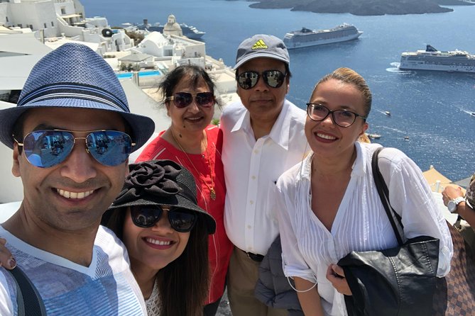 Santorini Unique Experience - Road Tour - Megalochori’s traditional village feel: colorful doors and a calmer pace