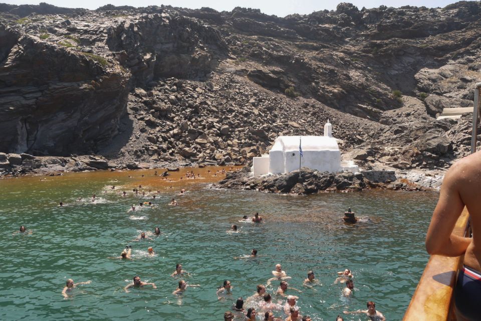 Santorini: Volcanic Sunset Cruise with Dinner - Option A: Afternoon Sunset Cruise to the Volcano and Hot Springs