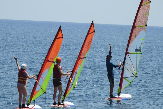 Santorini Windsurfing lessons - Getting Ready at Nemely: What Happens Before You Sail