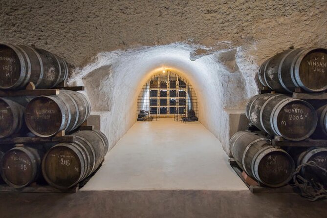 Santorini: Wine Tour with Sunset in Oia - The Santorini Wine Museum in Mesa Gonia: the cave part you’ll remember