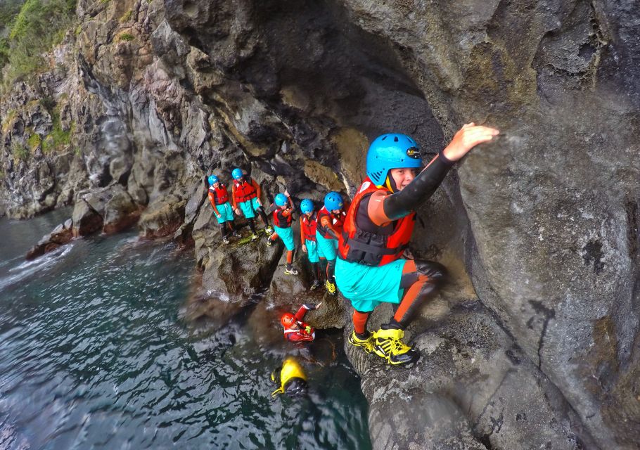 São Miguel: Coasteering Experience in Caloura - Your 3-hour rhythm: pickup, van ride, gear, and the coastal route