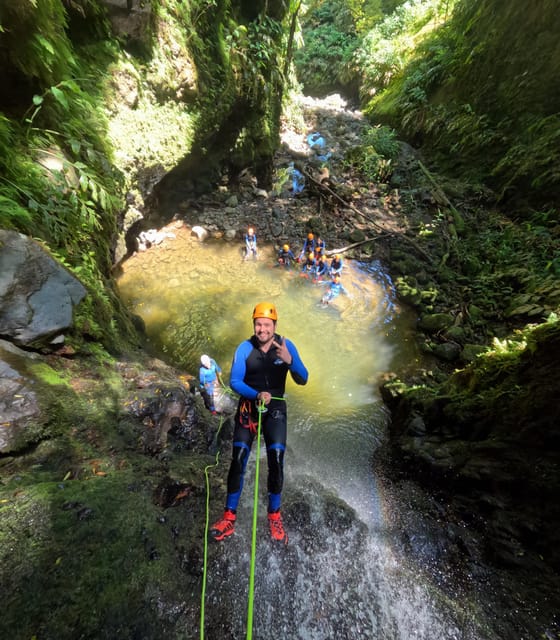 São Miguel: WaterPark Canyoning Ribeira dos Caldeirões - Zipline and more: why the pacing keeps it from feeling repetitive