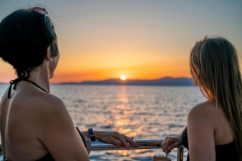 S'Arenal: Sunset Catamaran Cruise with BBQ - Sailing out of Arenal toward Cap Enderrocat: where the views start doing their job