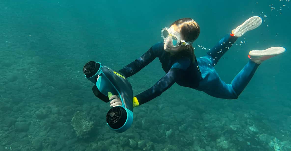 Scooter fun snorcel tour in turtle area - Underwater scooter snorkeling at Abades Beach: what makes it special