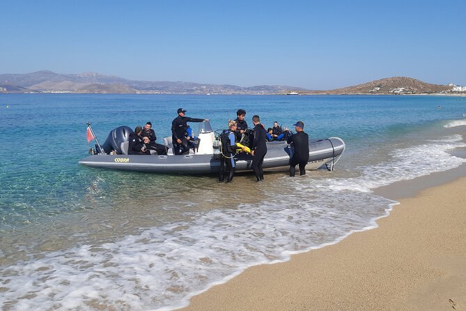 Scuba Diving in Naxos by Bluefindivers - Dive in Greece - Amazing Diving Spots - Suits, checks, and that first step into the water