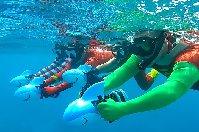 Sea Scooter Snorkel Tour - Lagoon Discovery : Wrecks, Coral Gardens and Tropical Fishies - The Main Stop: The Aquarium Lagoon Site (Wrecks + Coral Gardens)