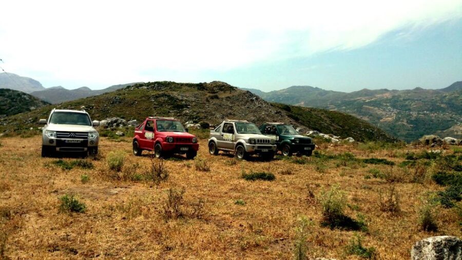 Self-Drive Jeep Safari to South Coast, Palm Beach & Canyons - The Pickup Plan: Rethymno, Bali, and Georgioupoli