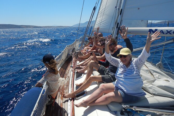 Semi-private Antiparos & Caves Blue Lagoon OR Rina Cave & Small Cyclades - What’s included onboard (and what you should plan to pay for)