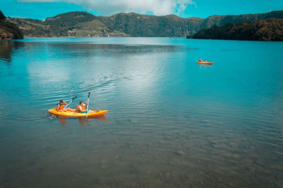 Sete Cidades: Kayaking and Biking Adventure - Biking Sete Cidades village: what 1h30 feels like