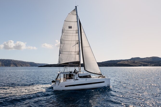 Shared Catamaran Half Day Cruise in Santorini - Nea Kameni and Palea Kameni Hot Springs: The Swim Stop You’ll Remember