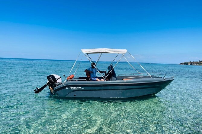 Shipwreck and Blue Caves - Private Speedboat Tour (up to 6 pax) - Starting point at Alykes: the ferry-and-fishing-port vibe
