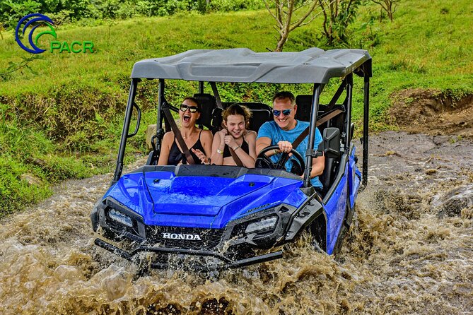 Side by Side Tour (Arenal Volcano) 2 - 5 people - The best part for many: rivers and muddy crossings