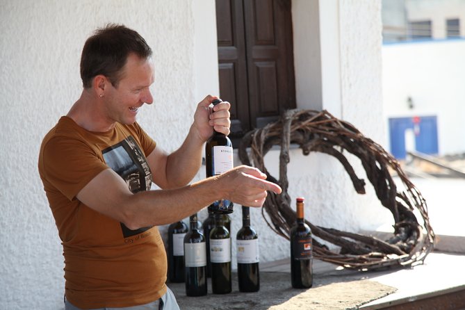 Small-Group Greek Food and Wine Tasting Tour in Santorini - Food, wine pace, and staying comfortable on a warm island