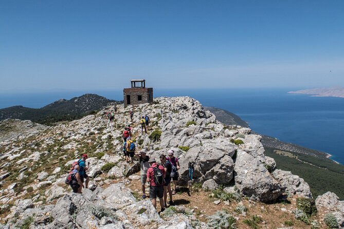 Small Group Hiking on Mount Akramitis in Rhodes - The stony descent: the part that decides how you feel later
