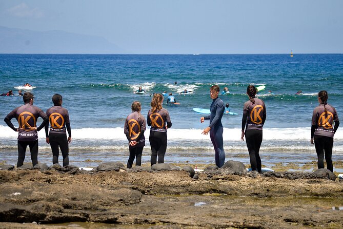 small group surf lesson in Playa de las Américas,Tenerife - Coaching that keeps you trying (even on big days)
