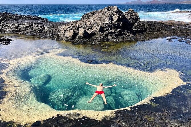 South Route Natural pools, Las Salinas and La Geria - Janubio Mirador and the Salt Lagoons’ White-Gold Machine