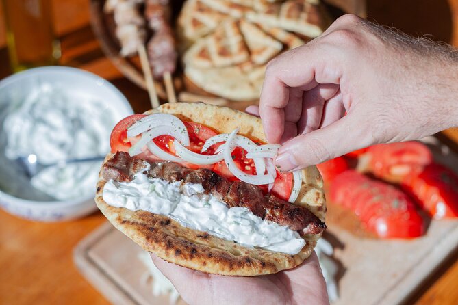 Souvlaki Cooking Class with Locals – Transfer Included - A Mykonos Home Kitchen Where Souvlaki Is the Main Event
