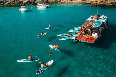 Sunset Beach Tour 3 HS all Inclusive ( Paddle boards , Kayaks & Snorkeling) - What’s included: drinks, brunch-style snacks, and water gear