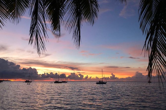 Sunset Cruise : Moorea Sailing on a Catamaran named Taboo - ’Ōpūnohu Bay stop: more Moorea, same calm rhythm