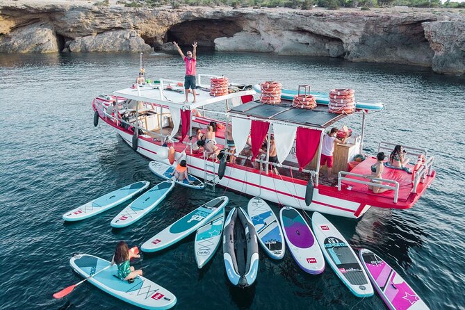 SUP Adventure Ibiza (stand up paddle & snorkeling) VIP TOUR - 3 Hours on the Water Starts at Club Náutico San Antonio