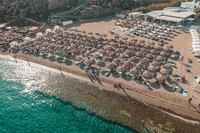Super Paradise Beach Mykonos Seaside Sunbed (1st row) - Thalas Tavern & Beach: service, food, and the details that matter